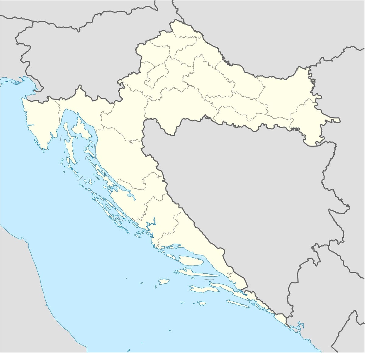 karta över kroatien offline