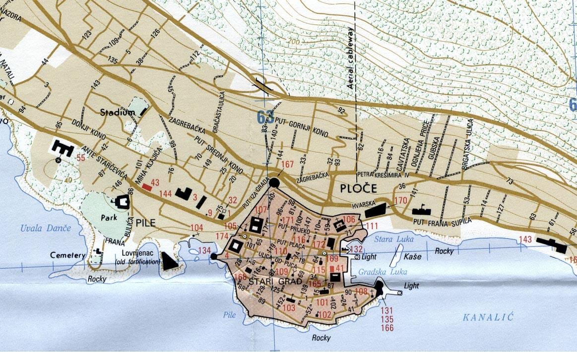 karta rijeka, kroatien