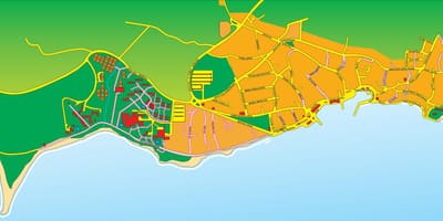 Karta över brac kroatien