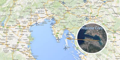 Cres karta kroatien