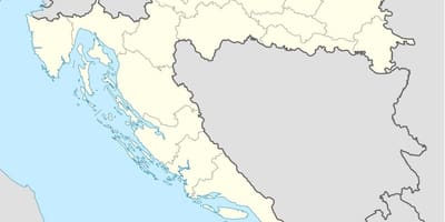 Kroatien karta