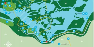 Nationalparken Krka kroatien karta