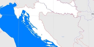 Kroatien övergripande karta