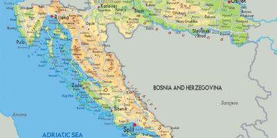 Kroatien på kartan