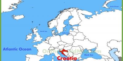 Kroatien plats på världskartan