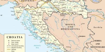 Kör karta över kroatien