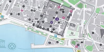 Street map i split kroatien