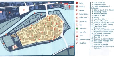 Kroatien trogir karta